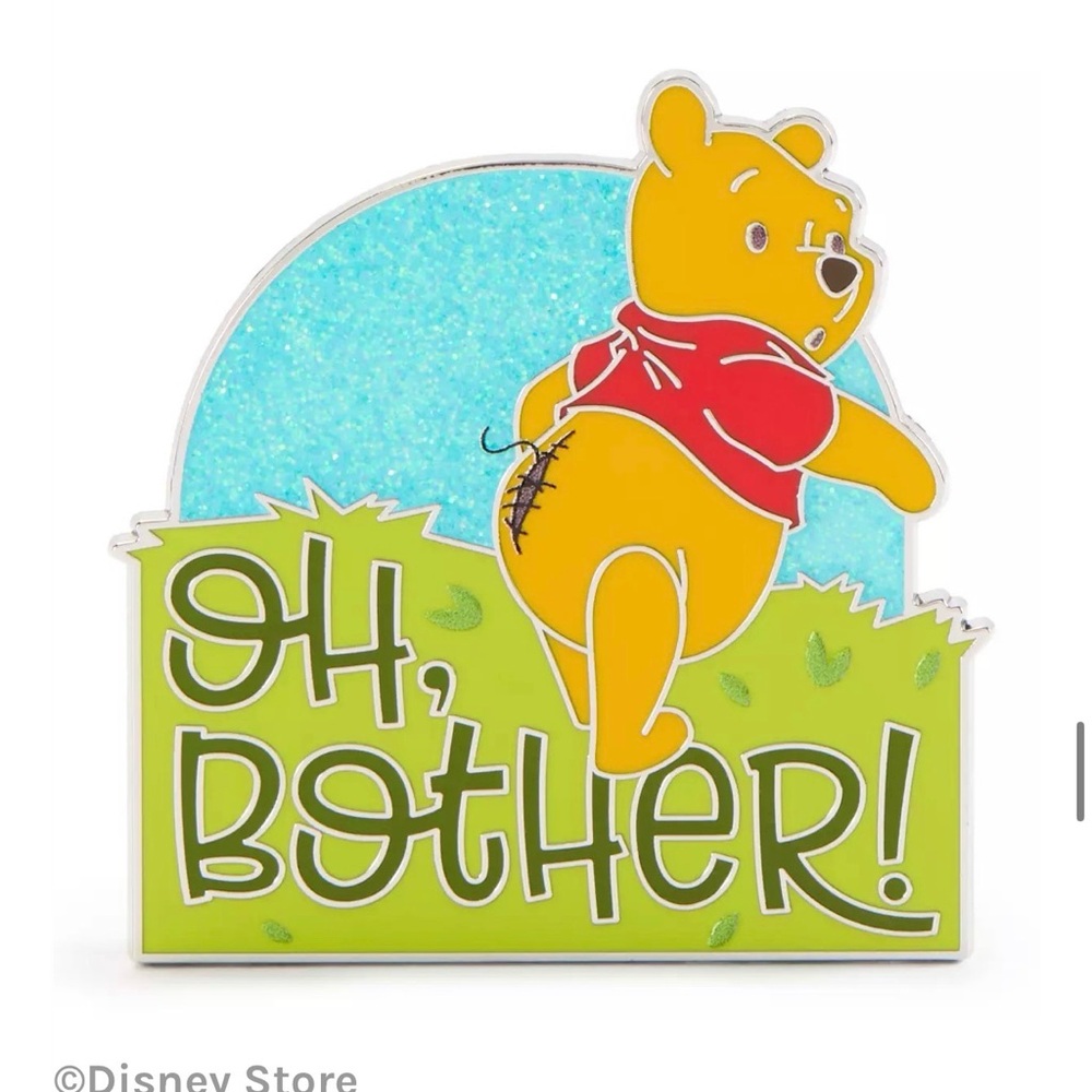 Disney Pins Authentic Winnie the Pooh "Oh, Bother!" Enamel Pin